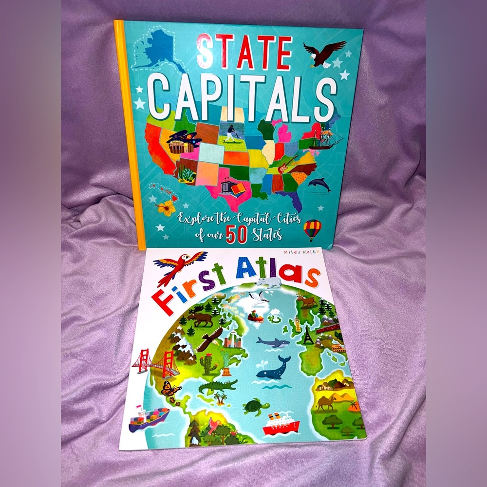 📚State Capitals & First Atlas Books📚